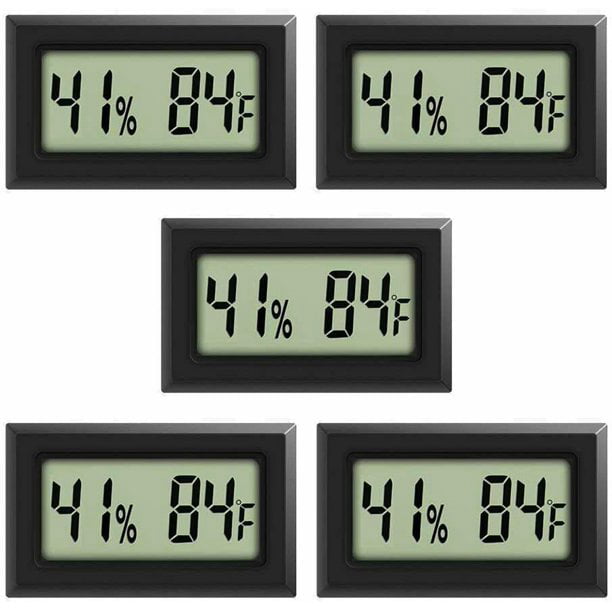 2x Mini_Xmas Indoor LCD Digital Thermometer Hygrometer Temperature Humidity Room